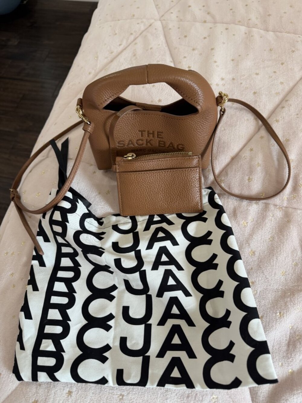 Marc Jacobs Brown Women's The Micro Crossbody Sack Bag